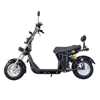 Электроскутер Citycoco GT E30 черный глянец