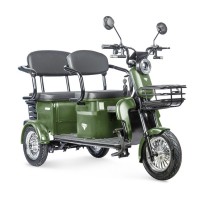 Электротрицикл Rutrike Караван Зеленый