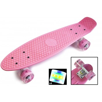 Пенни борд Zippy Board penny 22" Нежно-розовый