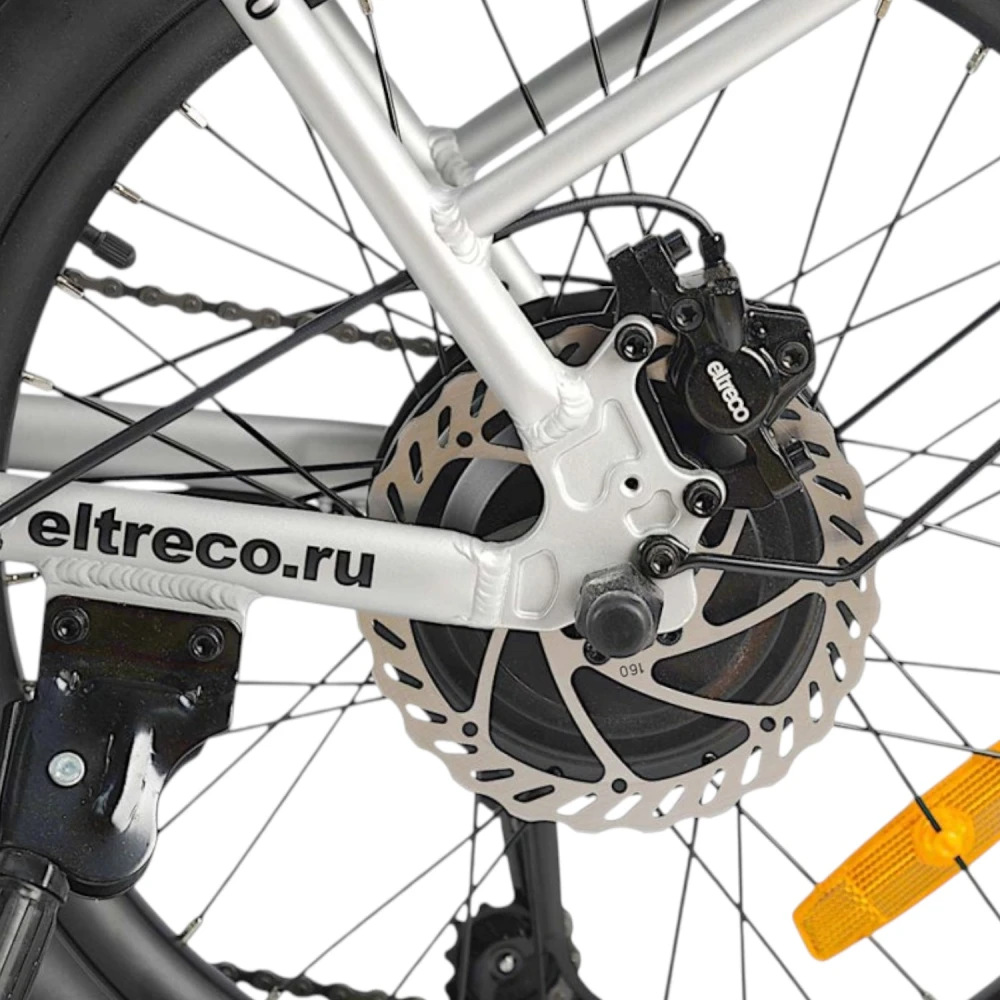 Электровелосипед Eltreco Flex 3.0 Серебристый-матовый 10