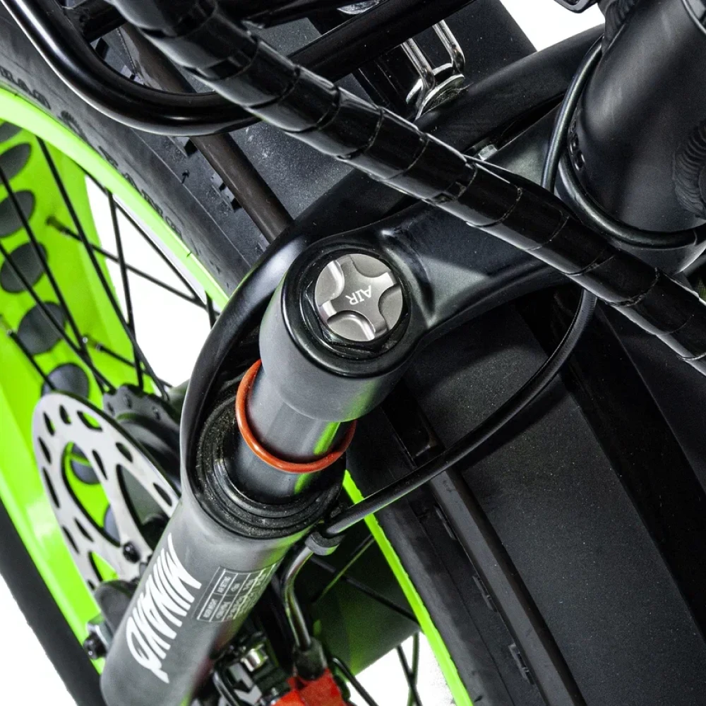 Электровелосипед Minako F10 Dual салатовый гидравлика 4